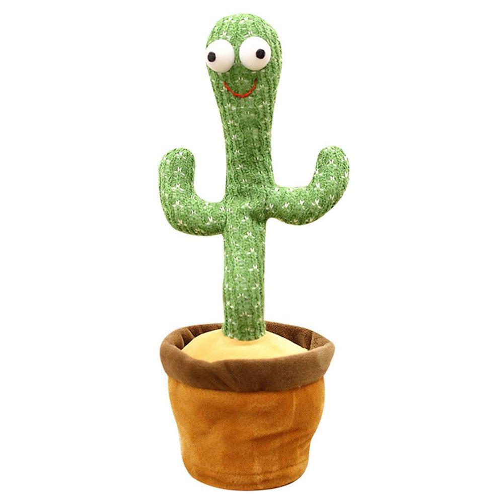 

Танцующий кактус, музыкальная игрушка, Dancing Cactus повторяет звуки вокруг, кактус у вазоне 34 см Зеленый