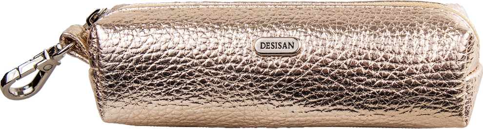 

Женская ключница кожаная Desisan SHI207-674 Золотистая