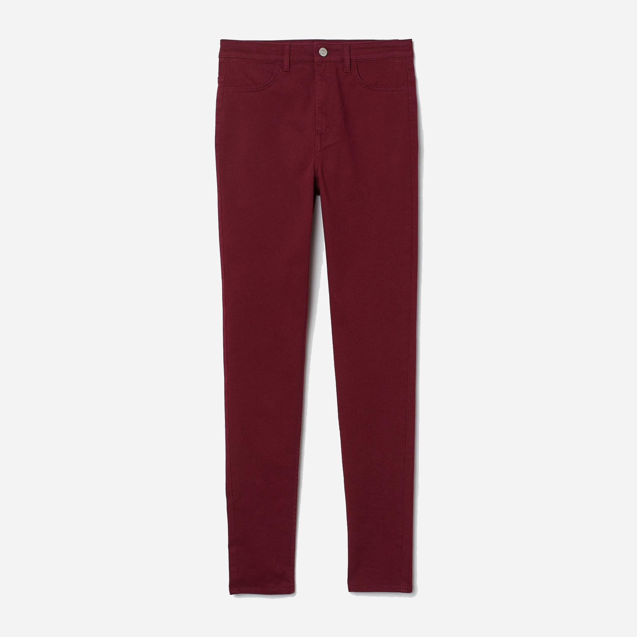 

Джинсы H&M XAZ141330NEJW 40 Бордовые