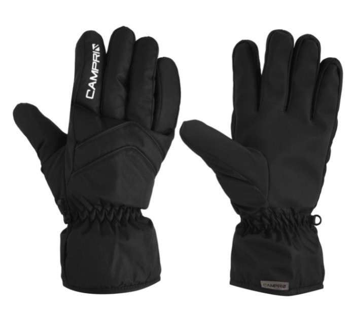

​Перчатки зимние мужские Campri Ski Glove Sn01 черные XXL