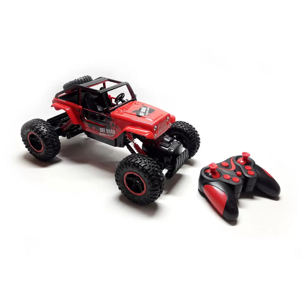 

Джип автомобиль на р/у 2,4G привод 4WD Diancheng Toys 30 см Red (0136R -RT)