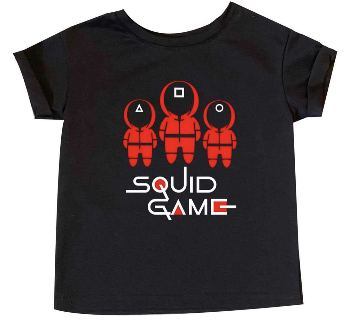 

Футболка Игра в Кальмара Squid game детская черная 1 110 р