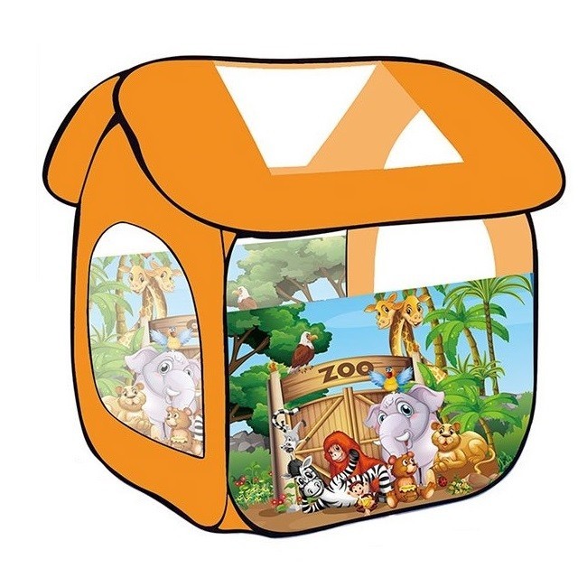 

Детская игровая палатка домик Зоопарк 114х102х112 см RL 8009ZOO