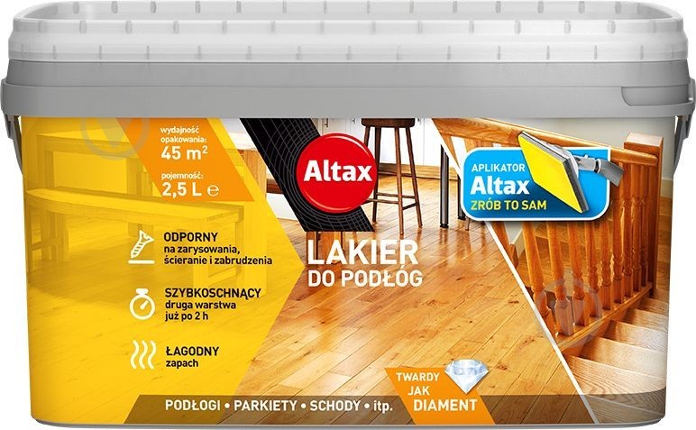 

Лак для пола Altax выбеленный 0.75 л арт - L081