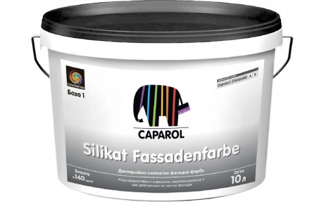 

Силикатная краска Caparol Standard Silikat Fassadenfarbe фасадная белая 10 л арт - 948455