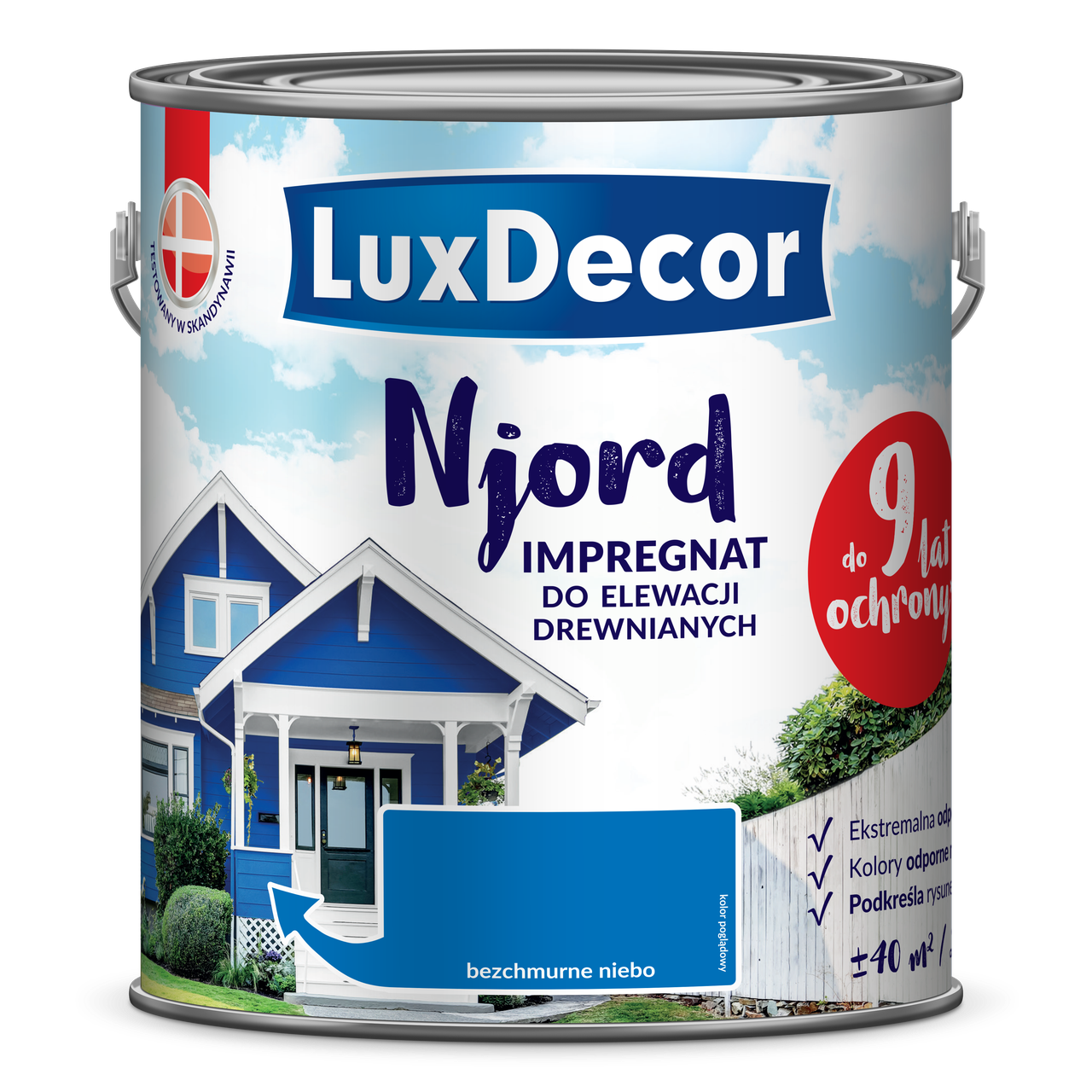 

NJORD ИМПРЕГНАТ ДЛЯ ДЕРЕВЯННЫХ ФАСАДОВ. LUXDECOR 5, Туманный луг