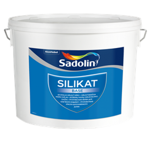 

Силикатная грунт-краска Sadolin Silikat Base белая 5 л арт 51-027