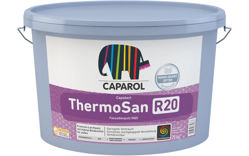 

Легкая штукатурка ThermoSan NQG Fassadenputz K15 Weiss (20кг)