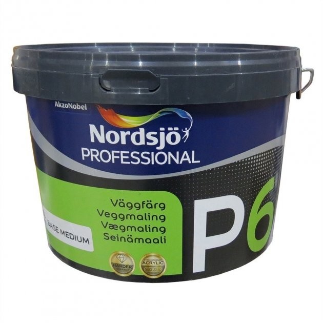 

Краска Sadolin Nordsjo Professional P6 белая 10 л арт 51-048