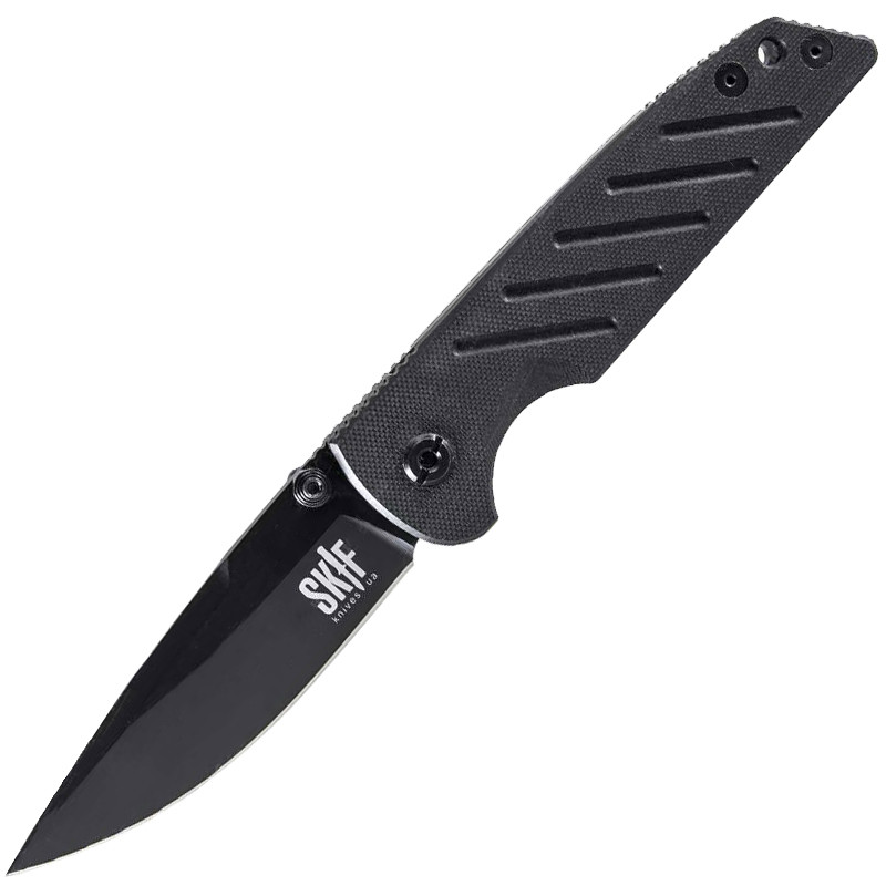 

Нож складной Skif G-03BC (длина: 220мм, лезвие: 100мм, черное), черный