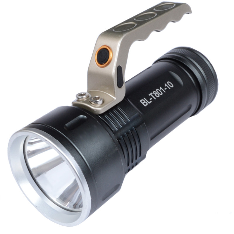

Фонарь прожектор Bailong BL-T801-10 (Cree XM-L T6, 500 люмен, 3 режима, 2x18650), комплект