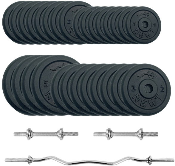 

Набор штанга + гантели металлические Newt Gym Set-W Home 77 кг (NE-M-W-SET-77)