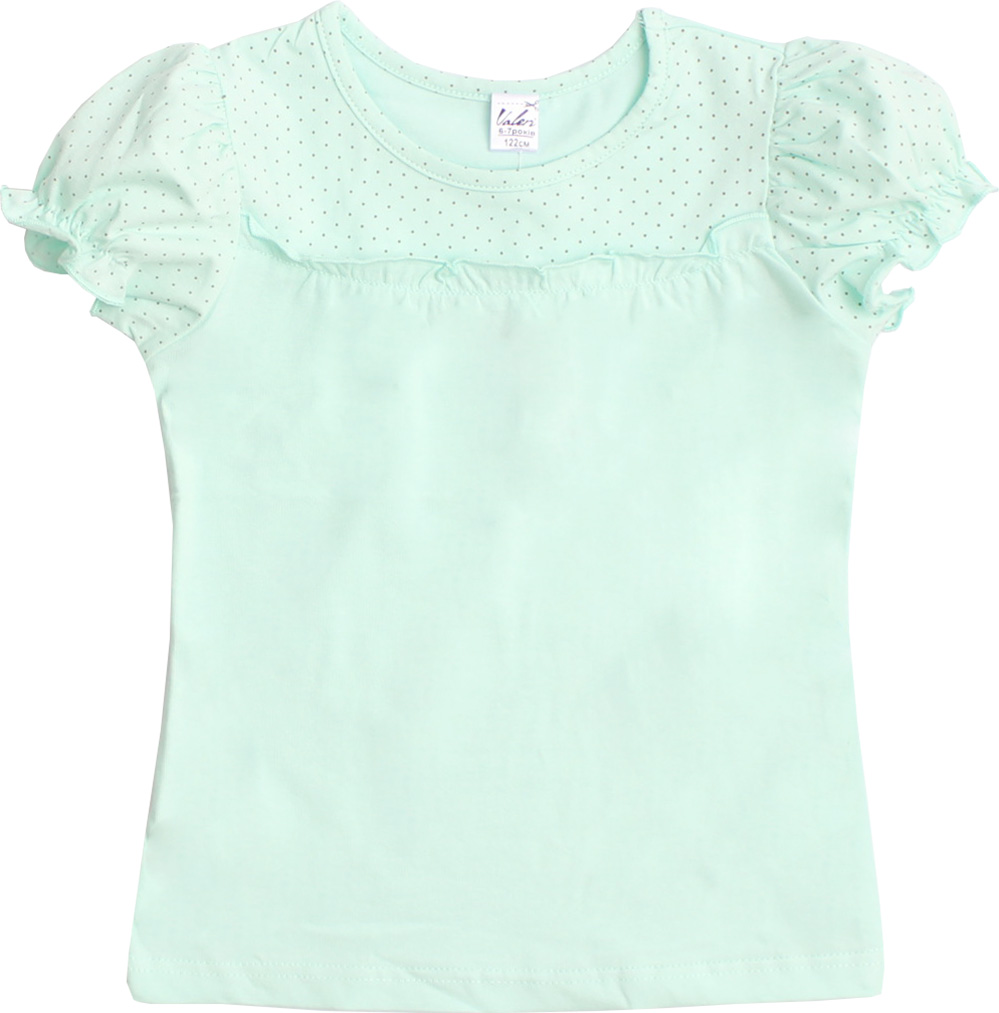 

Блузка для девочек Валери-Текс 1712-99-042-020 122 см Бирюзовый