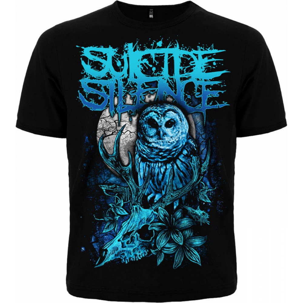 

Футболка Rockway Suicide Silence (сова) Черный , Размер XXL