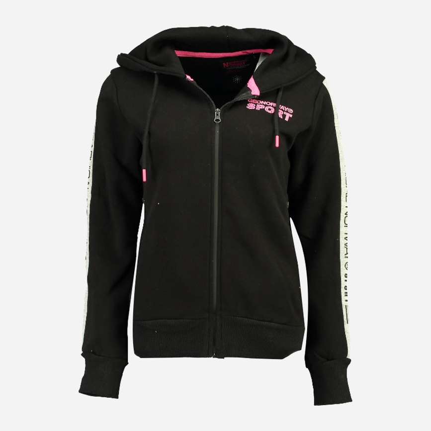 

Толстовка Geographical Norway WQ886F-010  Черная, Толстовка Geographical Norway WQ886F-010 XS Черная