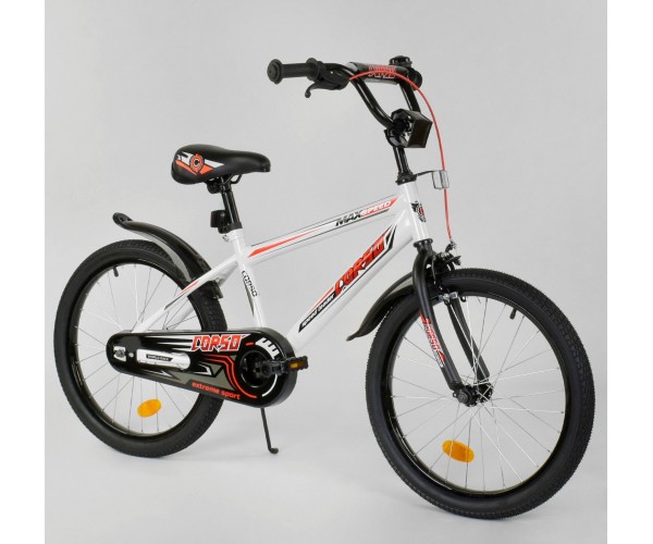 

Велосипед двухколесный CORSO MaxSpeed 20 EX N2866 20", Белый