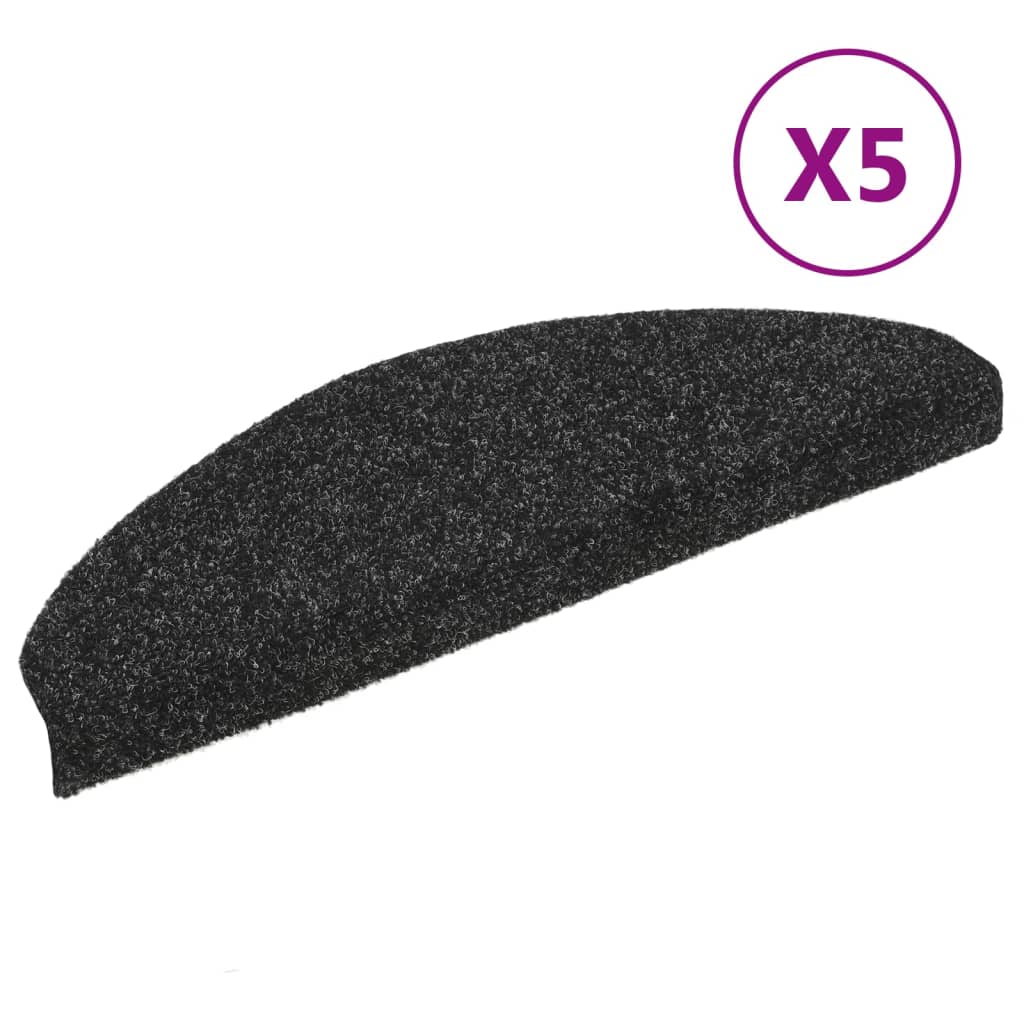 

Самоклеючі чохли для сходів Shumee 5 шт чорні 65x21x4 см