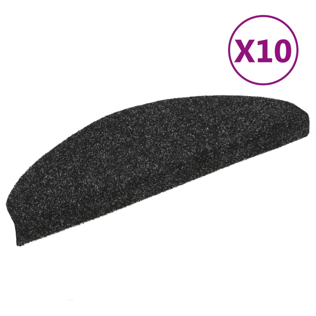 

Самоклеючі чохли для сходів Shumee 10 шт чорні 65x21x4 см
