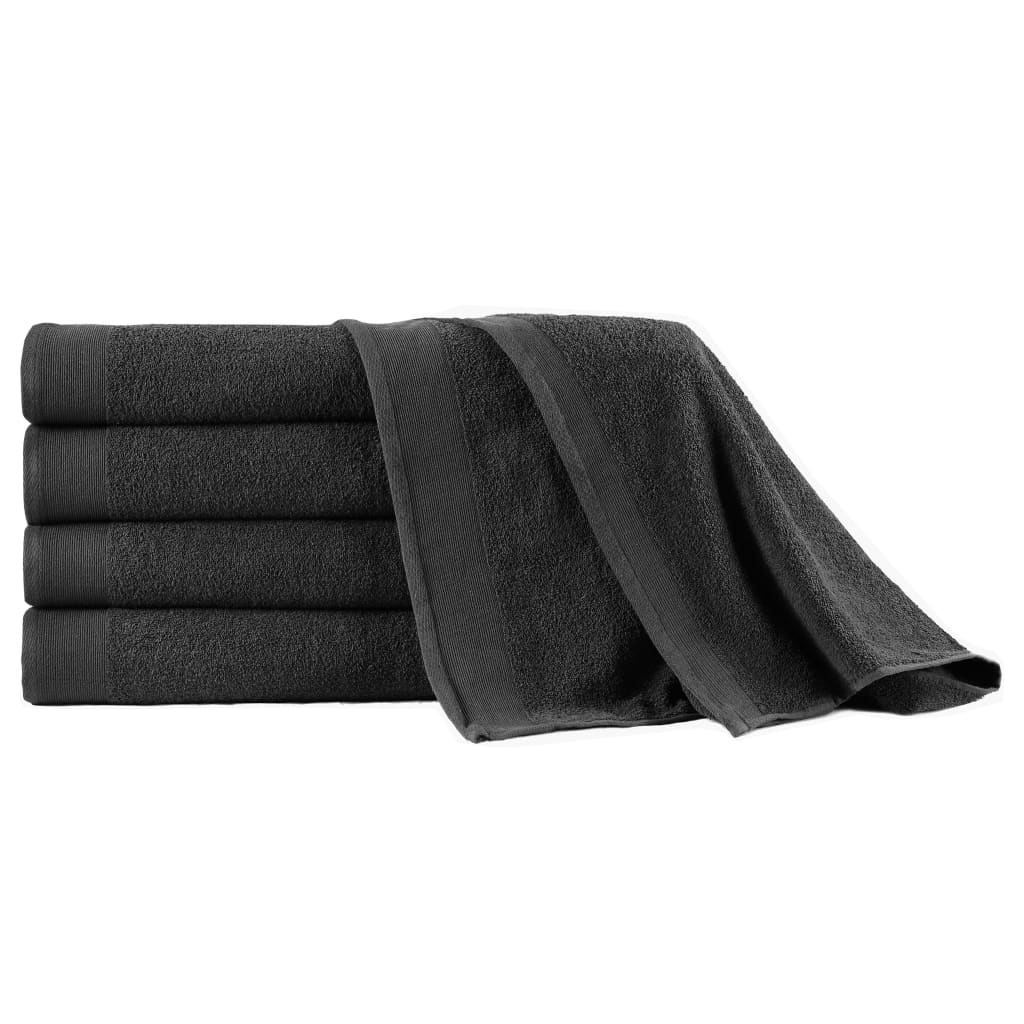 

Рушники Shumee для сауни 5 шт. Бавовна 450 г / м² 80х200 см чорний