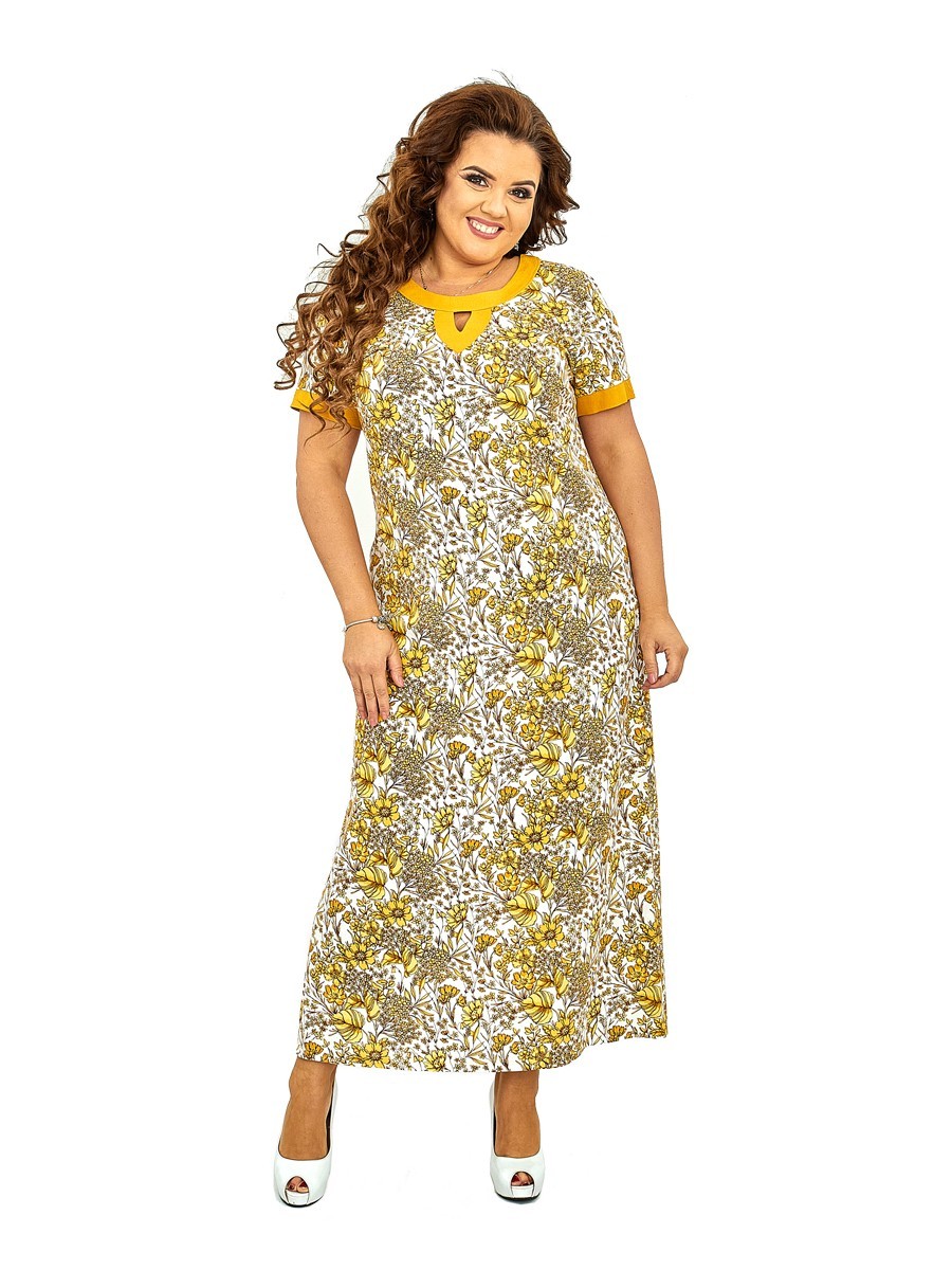 

Платье Ninele Style  желтое (438, Платье Ninele Style 60 желтое (438)