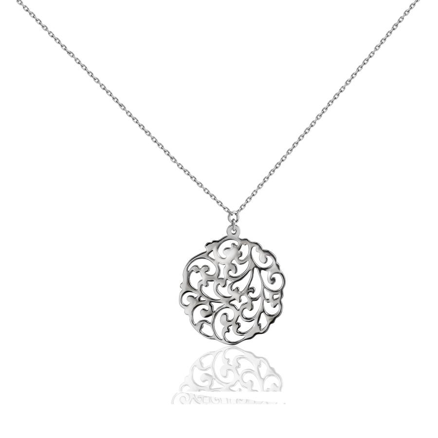 

Колье Qzsilver (908-00913) Серебро Белый 49 размер