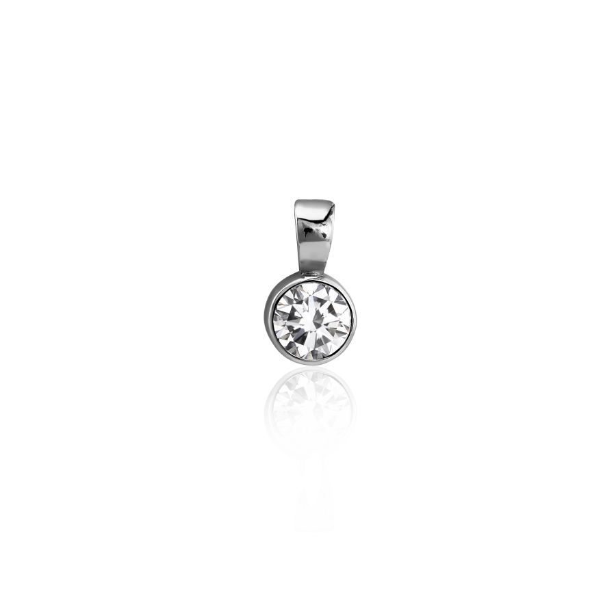 

Подвеска Qzsilver (903-00611) Серебро Белый Фианит белый