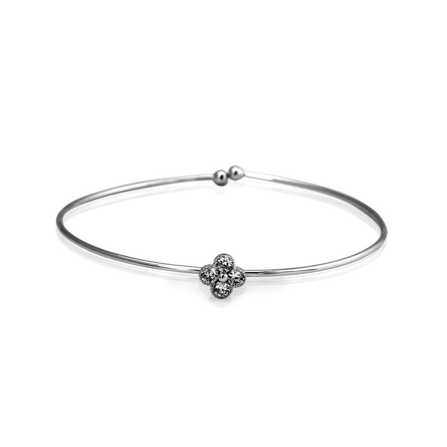 

Браслет Qzsilver (905-00829) Серебро Белый Фианит белый