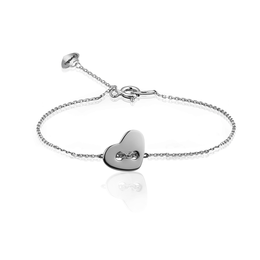 

Браслет Qzsilver (905-01219) Серебро Белый 17 размер