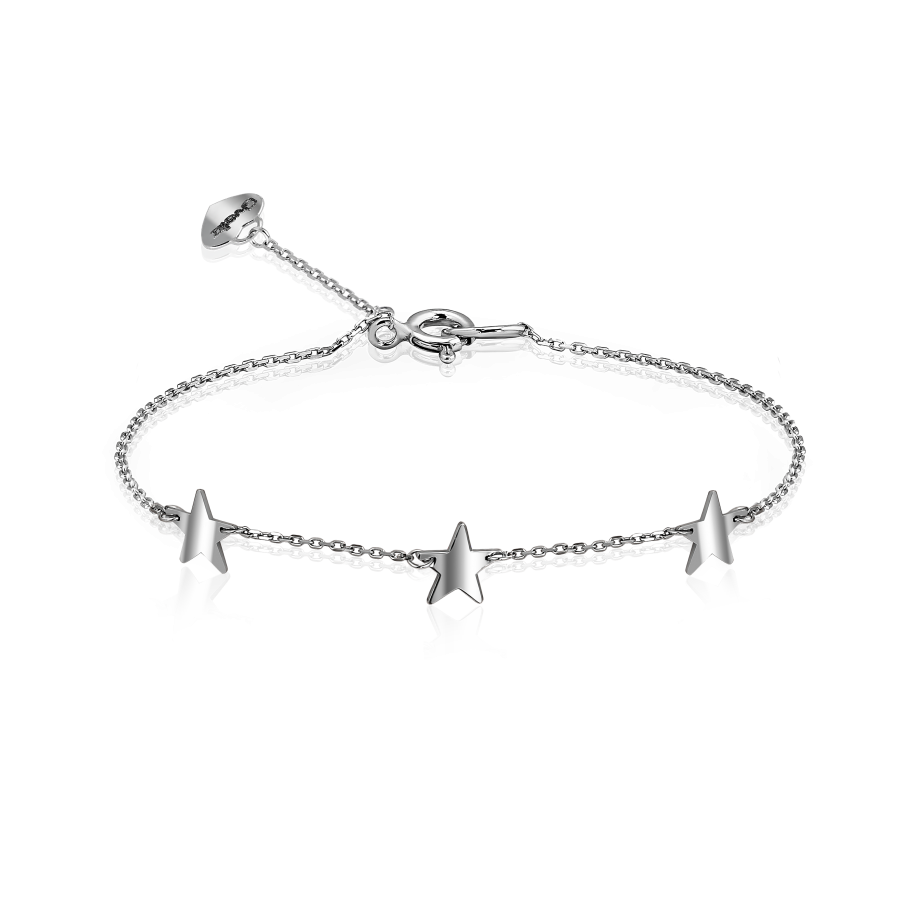 

Браслет Qzsilver (905-01151) Серебро Белый 17 размер