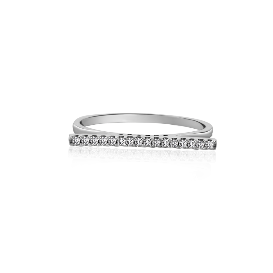

Кольцо Qzsilver (901-00946) Серебро Белый Фианит белый 18.0 размер