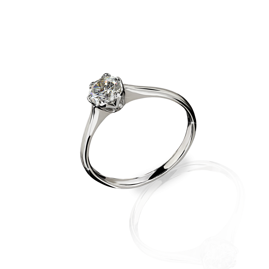 

Кольцо Qzsilver (901-00495) Серебро Белый Фианит белый 17.5 размер