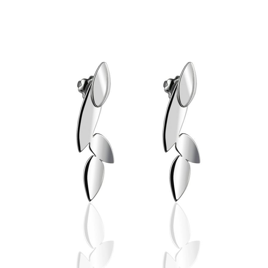 

Серьги Qzsilver (902-00910) Серебро Белый