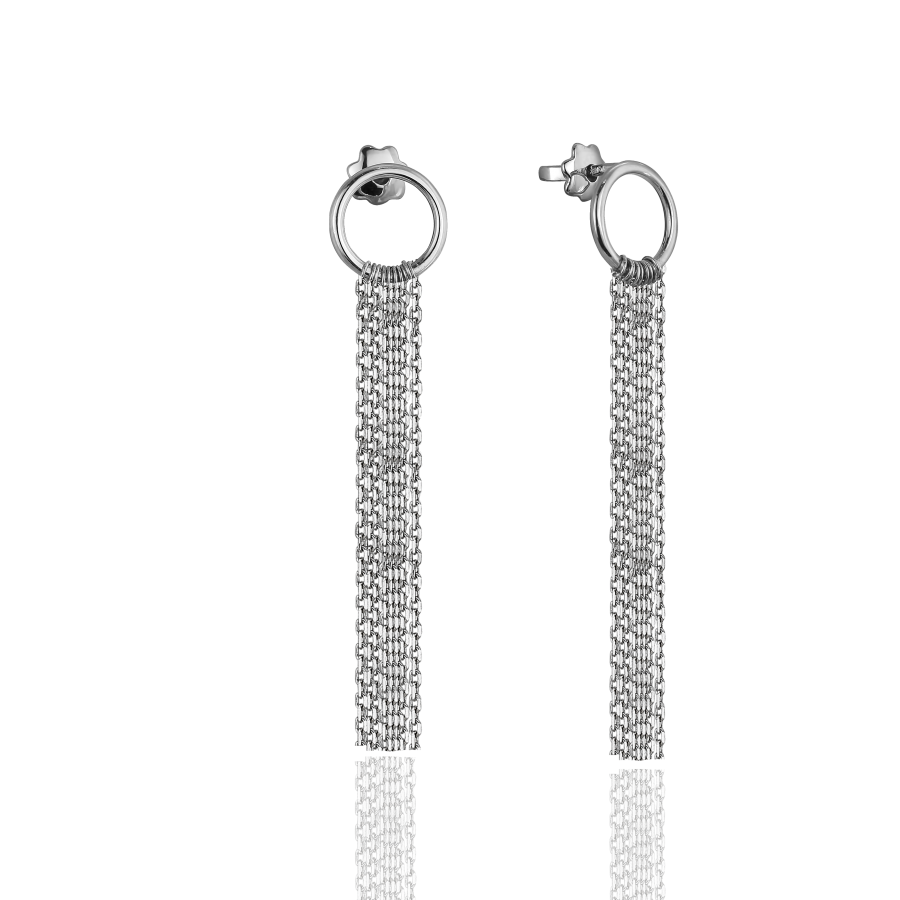

Серьги Qzsilver (902-01200) Серебро Белый