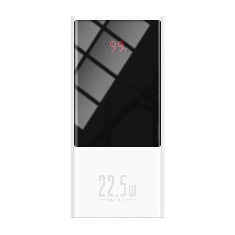

Портативная батарея Baseus Super mini digital Display power bank 10000mAh 22.5W PPMN-A02 White