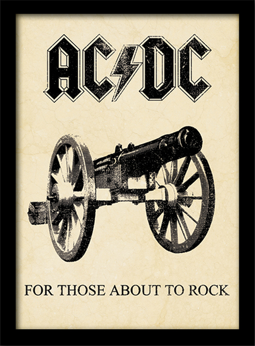

Постер плакат в раме "AC/DC (For Those About to Rock)" Pyramid International (pat-002802)
