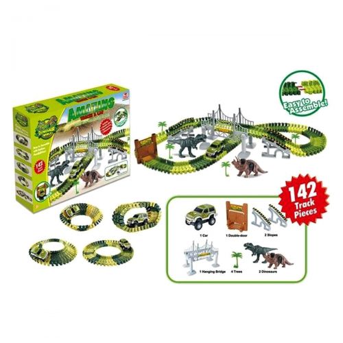 

Детский трек "Magic Track Dinosaur World" 142 детали