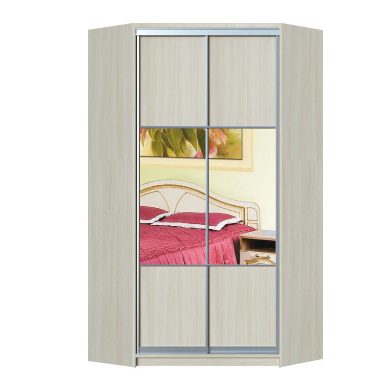 

Шкаф-купе угловой Zevs Комби ШКУ-2 120х45х240 дуб молочный