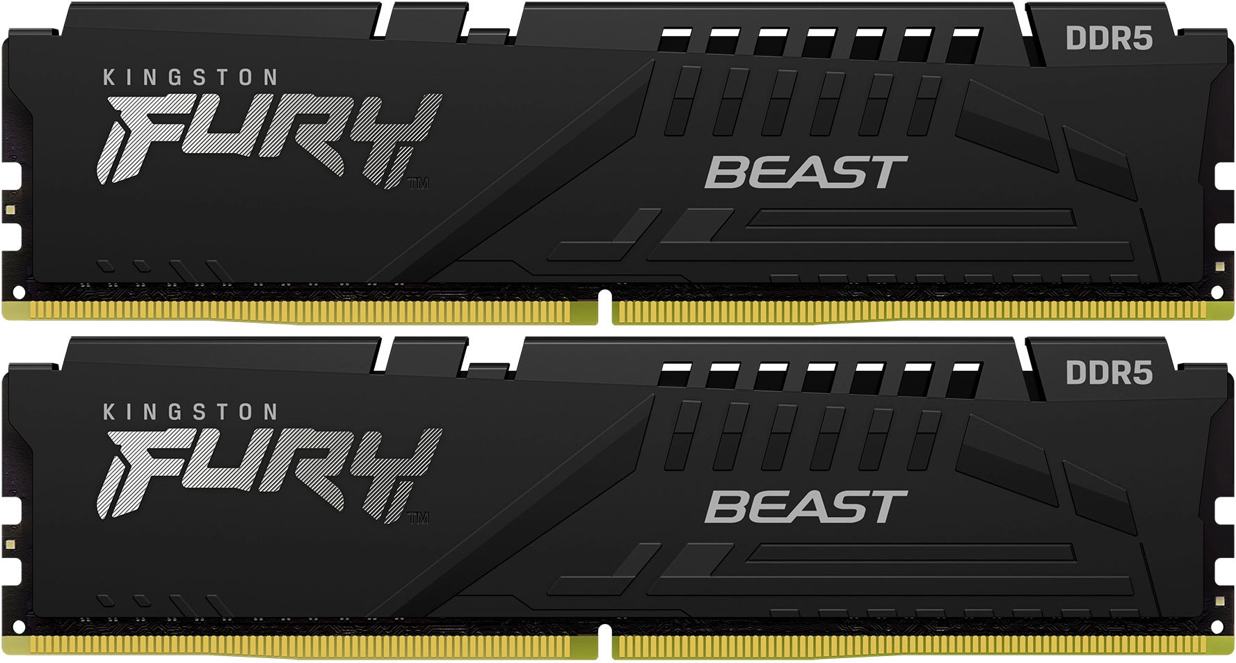 

Оперативная память Kingston Fury DDR5-5200 32768MB PC5-41600 (Kit of 2x16384) Beast Black (KF552C40BBK2-32)