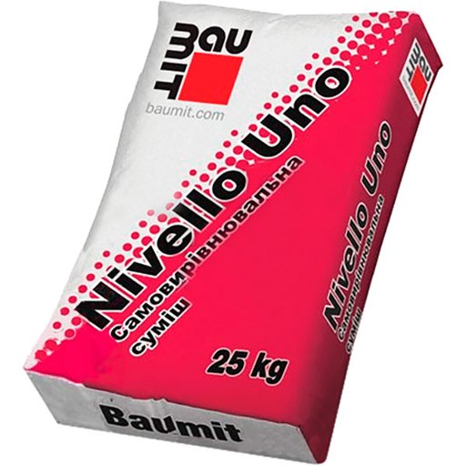 

Смесь самовыравнивающаяся Baumit Basic Nivello Uno 25 кг 11955055
