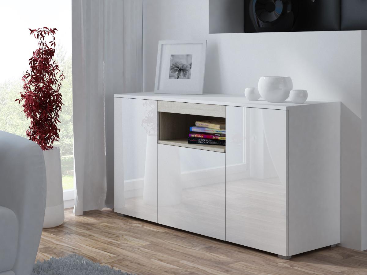 

Комод Viva Cama Белый + Дуб Сонома