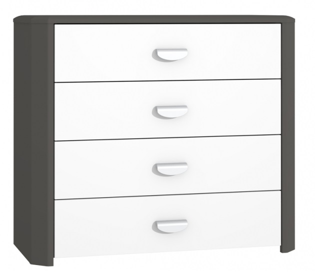 

Комод HEYK211 Hey Forte Серый Матовый + Белый