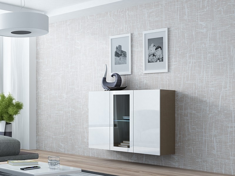 

Комод Vigo Cama Латте матовый + Белый глянец