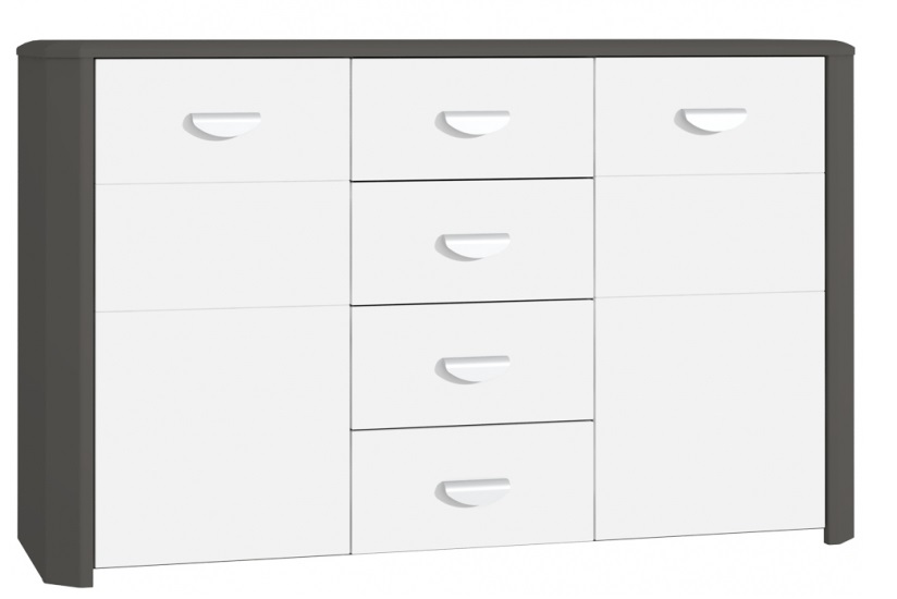 

Комод HEYK231 Hey Forte Серый Матовый + Белый