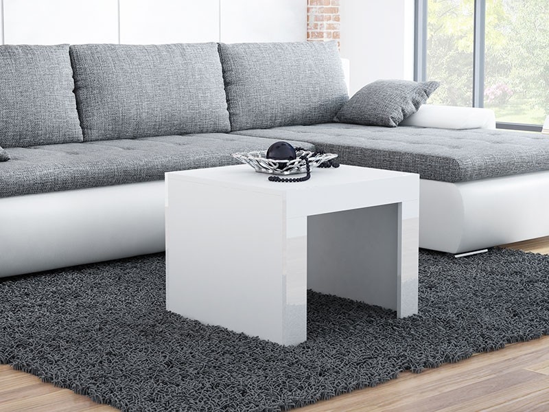

Журнальный стол TESS 60 Cama Белый матовый + Белый глянец