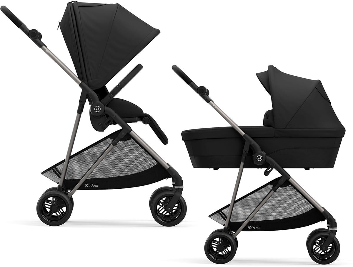 

Универсальная коляска 2 в 1 Cybex MELIO TPE Deep Black