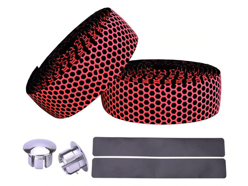 

Обмотка BauTech Для руля велосипеда Соты самоклеющаяся Красный (1006-848-02)