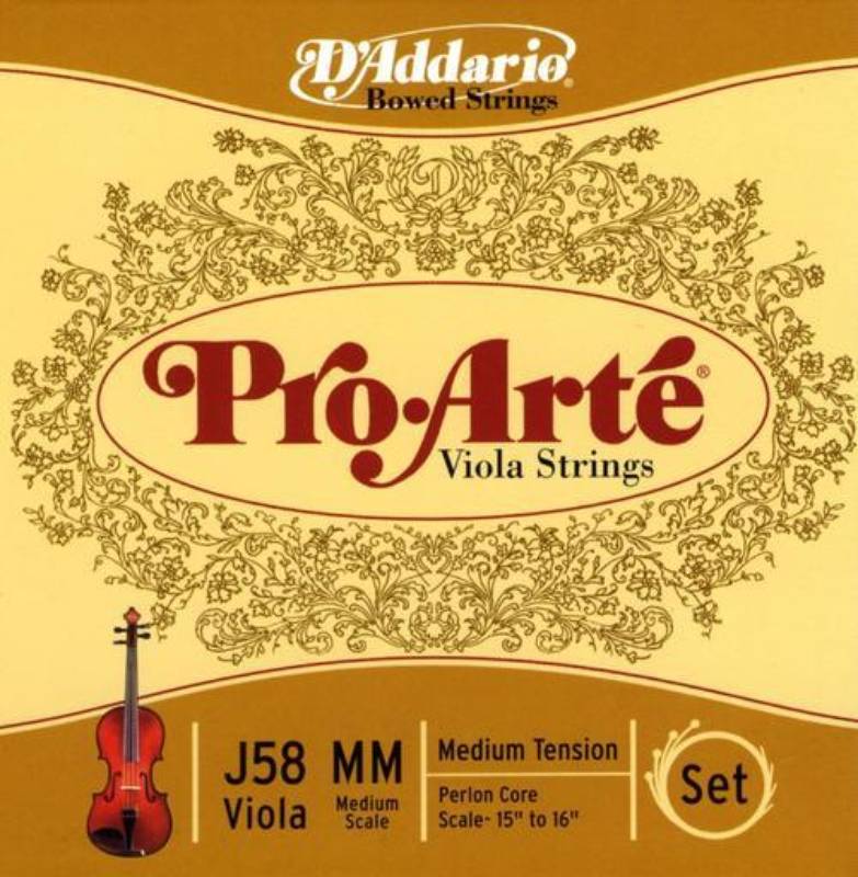 

Струны для альта D'ADDARIO J58 MM 42437