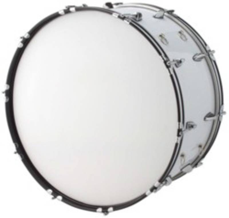

Оркестровый и маршевый барабан MAXTONE MBC26A White 83542