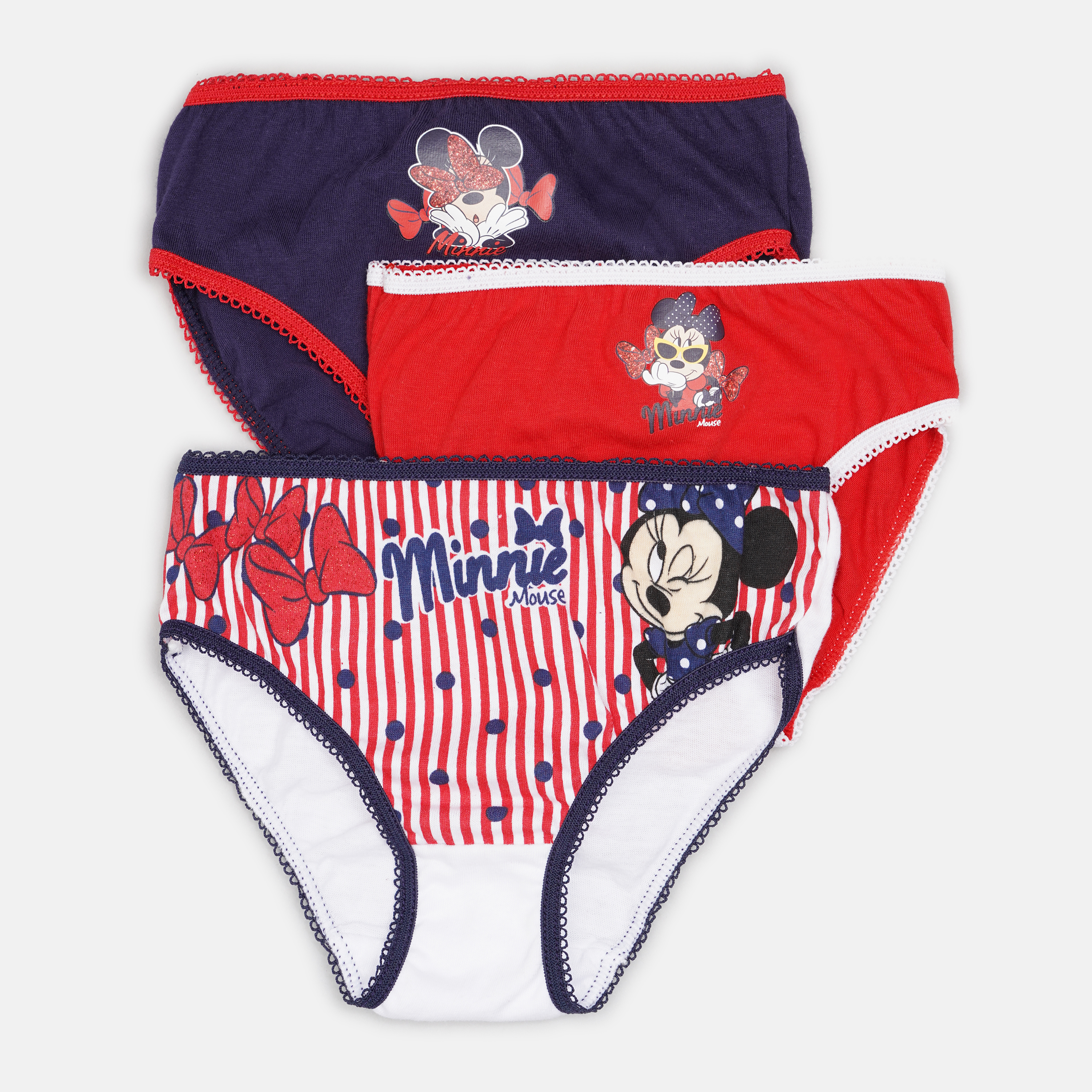 

Трусики Disney Minnie UE3000 116-122 см 3 шт Разноцветные