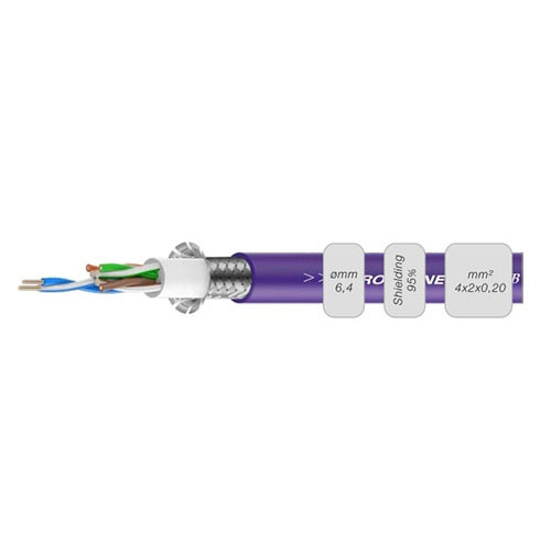 

Жесткий кабель категории 5 Roxtone CAT5SB,4x 2х0.51, 100 м